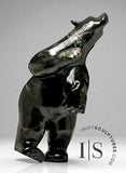 28" LARGE Dancing Bear by Adamie Qaumagiaq "Night Sky*