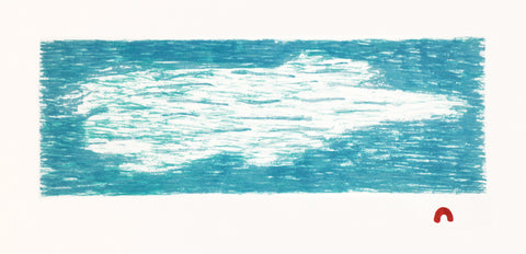 2025 PRINT Dorset Collection by NINGIUKULU TEEVEE *Aqquamajuq* (Surfacing)