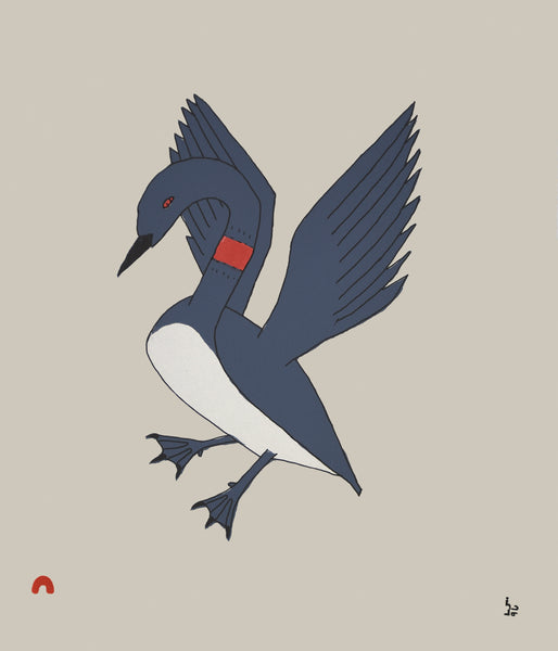 2025  PRINT Dorset Collection by ALLASHUWA SAGIATUQ *Misijuq* (Descending Loon)