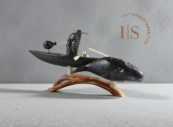 15" Whale Hunter by Charlie Ookpik *Jonah*