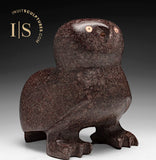 9" Owl by Kupapik Ningeocheak *Plum Pudding*