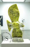 8" SIGNATURE Eagle with Fish by Pits Qimirpik *FIFA II* EXHIBITION PIECE AUG 14