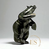 28" LARGE Dancing Bear by Adamie Qaumagiaq "Night Sky*