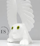 14" Owl by Toonoo Sharky *White Cliff*