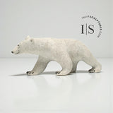 14" Walking Polar Bear  by Paul Malliki *Walkabout*