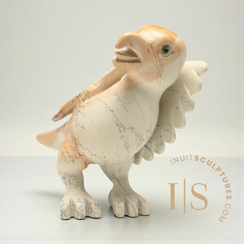 14"  SIGNATURE Dancing Goose by Toonoo Sharky *Give Thanks*