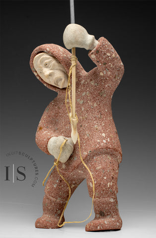 VINTAGE 10" Hunter by Joseph Suqsiaq