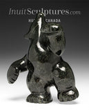 6" Dancing Bear by Markoosie Papigatok *Jet*