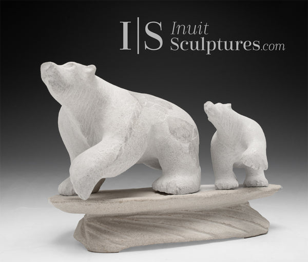 10” Mother Bear & Cub by Esau Kripanik *Copy Cat*