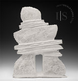 RESERVED** 12" Inukshuk by Esau Kripanik *Hug It Out*