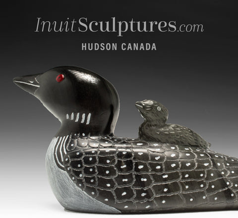 11" SIGNATURE  Loon by Jimmy Iqaluq *Back Seat Driver*