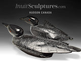 16" SIGNATURE Loon by Jimmy Iqaluq *Paddy*