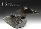 13" SIGNATURE Loon & Chick by Jimmy Iqaluq *First Mate*