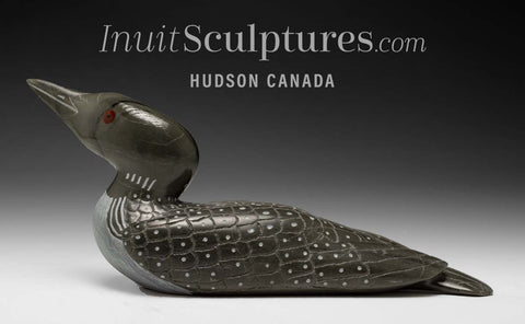 12" SIGNATURE Loon by Jimmy Iqaluq *Packer*