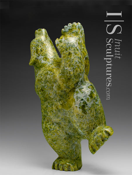 Ours dansant de 35,5 cm (14 pouces) par Ottokie Samayualie *Appleton*