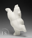10" Limited Edition Dancing Bear by Johnny Manning (Italian Marble) *Pearl*