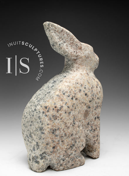 8" Dancing Arctic Hare by Jutai Qimirpik