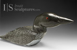 23" SIGNATURE Red Eye Loon by Jimmy Iqaluq *