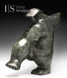 16" SIGNATURE Dancing Bear by Elite Carver Nuna Parr *Look Up*