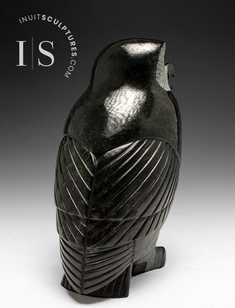 10" SIGNATURE Owl by Pits Qimirpik *Clooney* CURATOR'S CHOICE