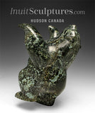 8" Dancing Bear by Qavavau Ashoona *Bridge to Brooklyn*￼