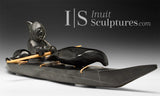 VINTAGE 22" Inuk & Kayak by Simeonie Uppik *A Hunter's Heart*