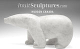 20" Walking Polar Bear by Peter Aningmiuq *Iceman*