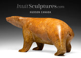 13" SIGNATURE Walking Bear by Bill Nasogaluak *Tangerine Dream*