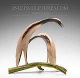 8" Muskox (Musk Ox) Love Birds by Buddy Nutik Alikamik