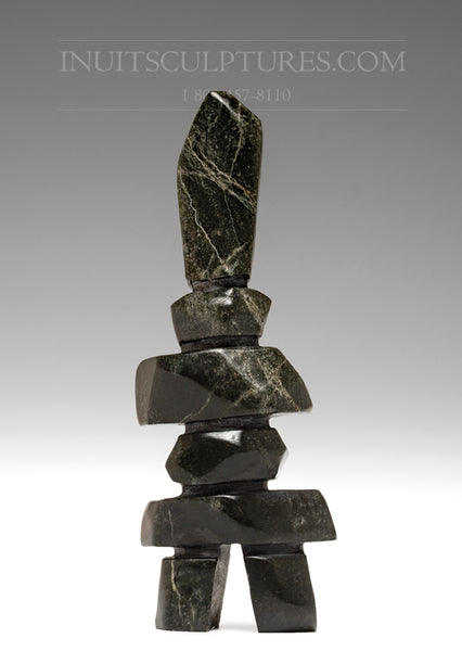 6.5" Inukshuk by Salomonie Shaa *Brownstone*