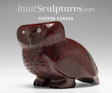 7"  Sitting Owl by Kupapik Ningeocheak *Opulent Plum II*