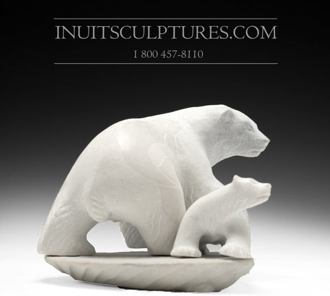 8" Mother and Cub by Esau Kripanik