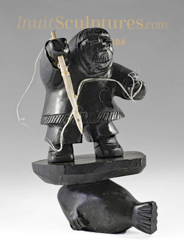 11" Hunter & Seal by Louie Uttaq Gjoa Haven *Piniatoq*