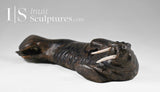 9" Bronze Walrus Gjoa Haven Joseph Suqslaq