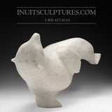 20" Rare White Diving Bear by Nuna Parr