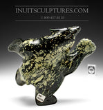 9" Speckled Dancing Bear by Ottokie Samayualie