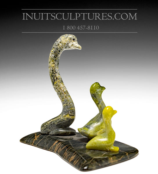 Geese Family by Tukiki Manomie (1952 - 2017)