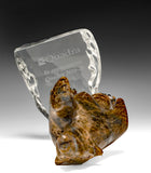Iceberg Crystal Base with Laser Inscription - Option A