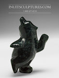 3.25" Black Joyful Dancing Bear by Adamie Mathewsie