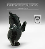 3.25" Black Joyful Dancing Bear by Adamie Mathewsie