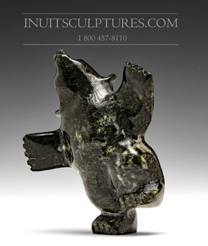 3.5" Playful Dancing Bear by Johnny Papigatook