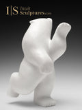 10" White Dancing Bear by Palaya Qiatsuq *Aurora*