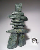 12" Inukshuk by Qavavau Shaa