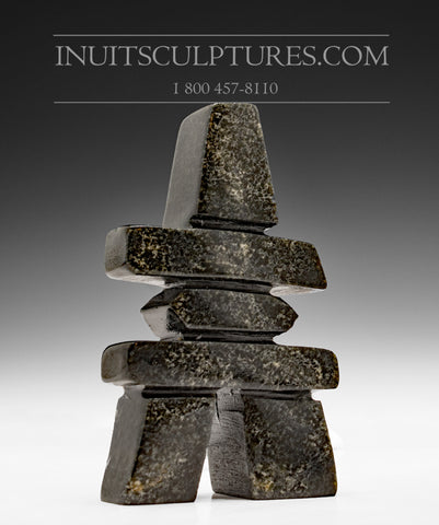 4"  Inukshuk by Abraham Simeonie *Fortress*