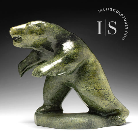 17" Ferocious Bear by Jaco Ishulutaq *Godzilla* CURATOR'S CHOICE