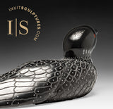 13" SIGNATURE Loon by Jimmy Iqaluq *Unruffled Feathers*