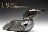 13" SIGNATURE Loon by Jimmy Iqaluq *Unruffled Feathers*