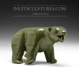 12" Bear with Inlay Claws and teeth Famous Jimmy Iqaluq