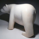 HUGE! 19" White Polar Bear by Famous Kooyoo Peter