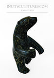 11" Two Way "Covid Collection" Black Speckled Dancing Bear by Famous Kooyoo Peter